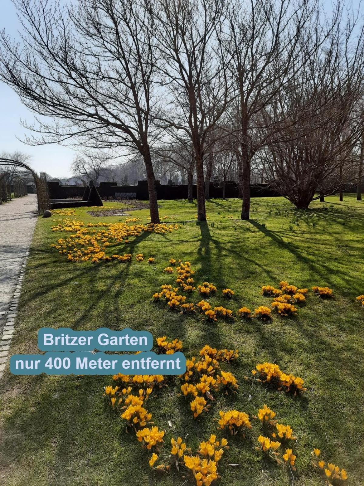 4 Sterne Souterrain Apartment Alt-Mariendorf ベルリン エクステリア 写真